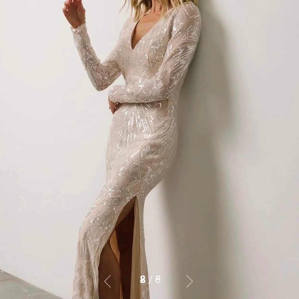 Baltic born ryan sequence dress brand new tags still attached size medium - Picture 5 of 5